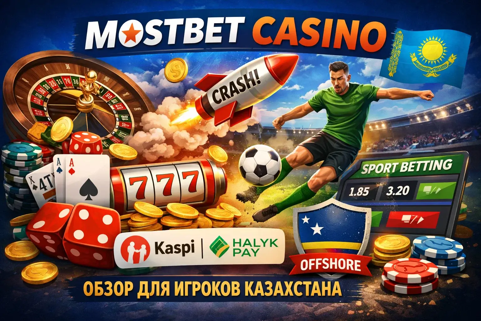 Mostbet Casino официальный сайт - обзор платформы для игроков Казахстана